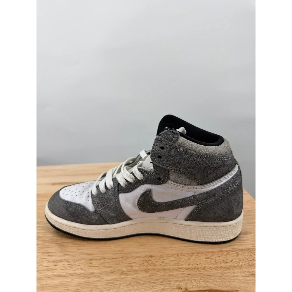 Nike Air Jordan 1 Retro High OG GS Washed Black Suede Sneaker Size 5Y FD1437-051